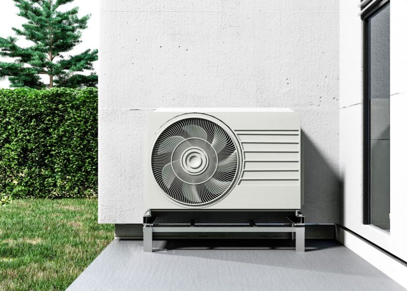 Pompe di calore per piscina interrata esterna